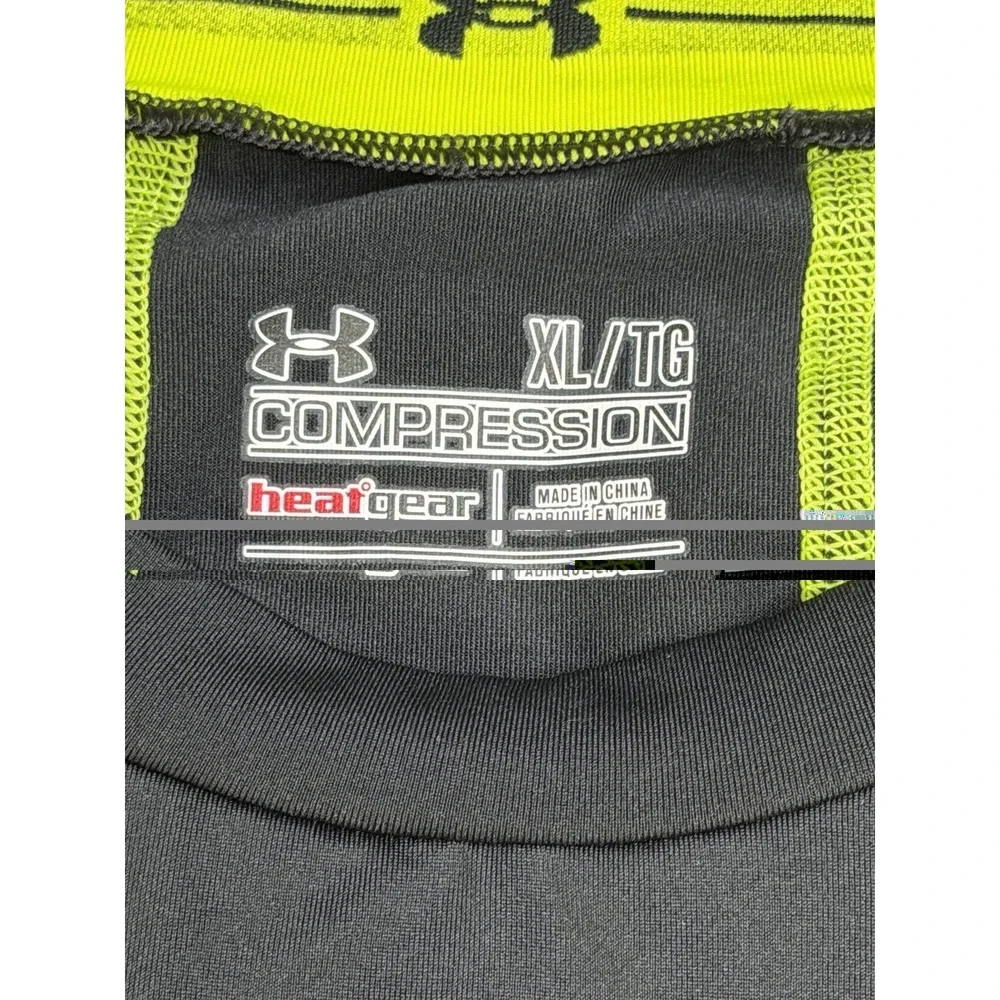 Under Armour Heatgear Gameday Compression Padded Football Shirt XLarge Black